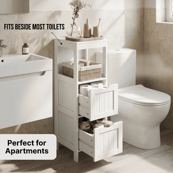 Narrow Bathroom Storage Cabinet